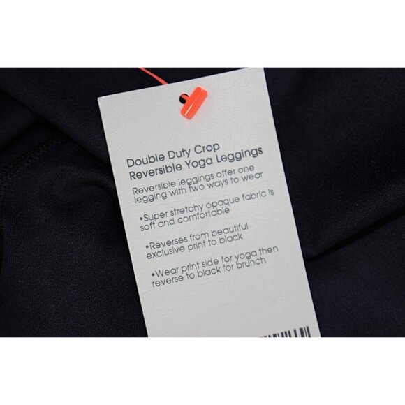 New w/Tags - sz Lrg - Sweaty Betty Double Duty Crop Reversible Yoga Leggings - Picture 8 of 13
